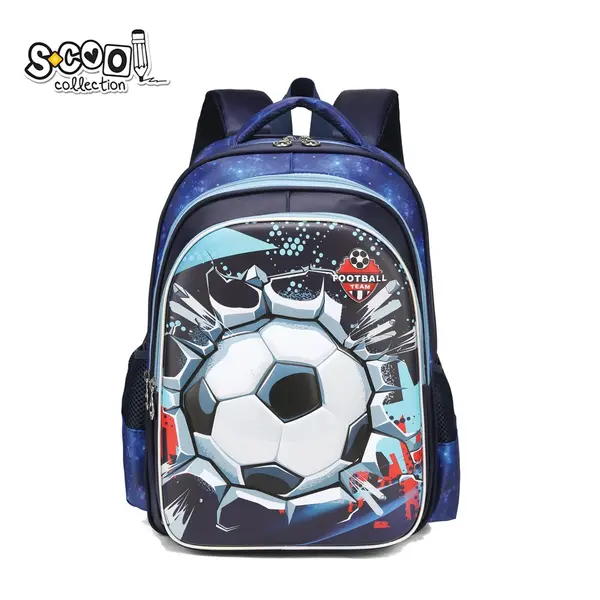 Ghiozdan 3D Football, 41x31x24 cm, S-Cool