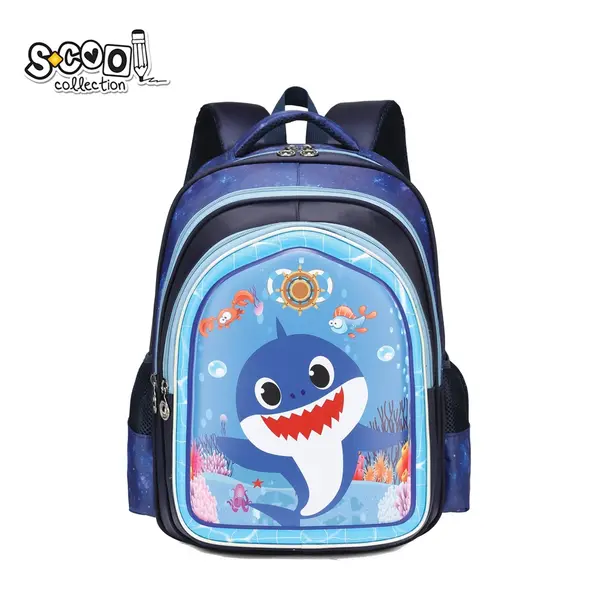 Ghiozdan 3D Shark, 41x31x24 cm, S-Cool