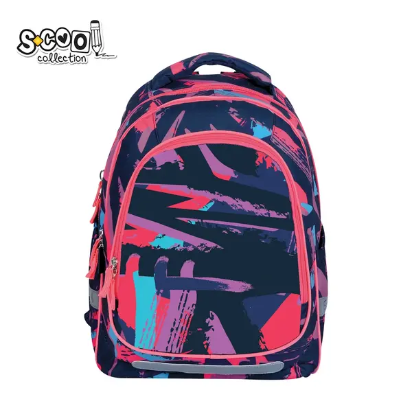 Ghiozdan anatomic Light, Stripes, 41x28x17 cm, S-COOL