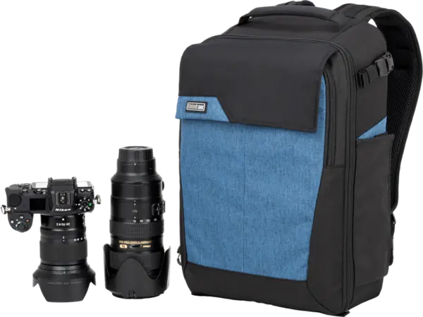 Ghiozdan aparat foto, obiective, flash si trepied,Think Tank Mirrorless Mover Backpack, 18L, Marine Blue