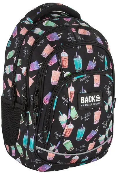 Ghiozdan BackUp A - Bubble Tea, cu 3 compartimente