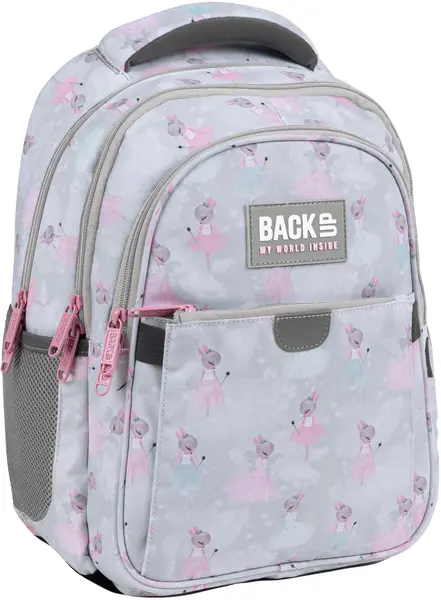 Ghiozdan BackUP P - Ballerina, cu 3 compartimente