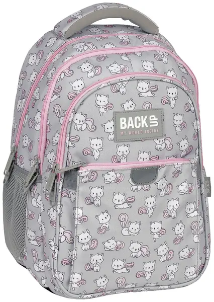 Ghiozdan BackUp P - Kitty, cu 4 compartimente