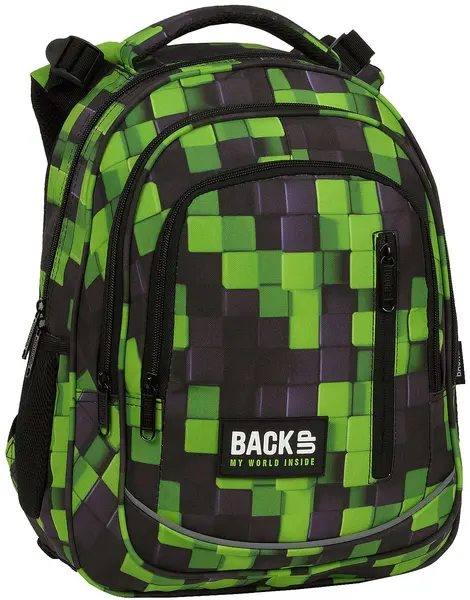 Ghiozdan BackUp R - The Game, cu 3 compartimente