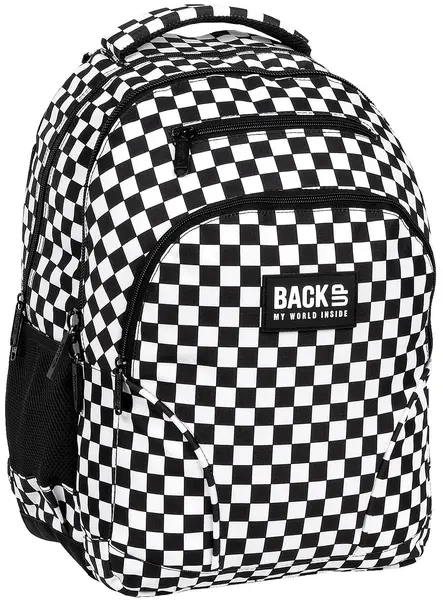Ghiozdan BackUp W- Chess, cu 3 compartimente