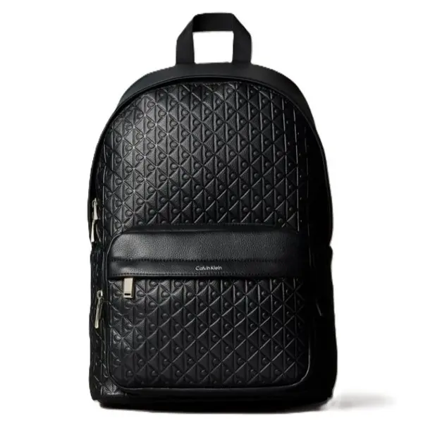 Ghiozdan Calvin Klein EMBLEM AOP EMBOSS ROUND BACKPACK