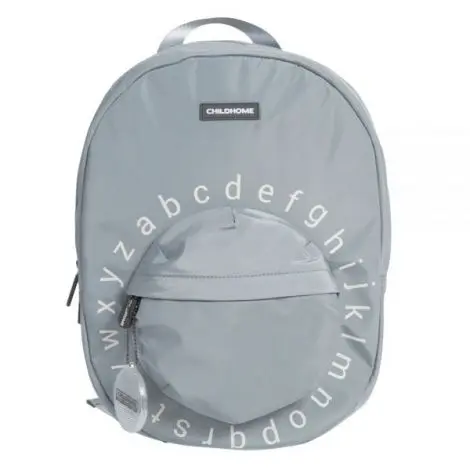 Ghiozdan Childhome ABC 29x12x38 cm Gri