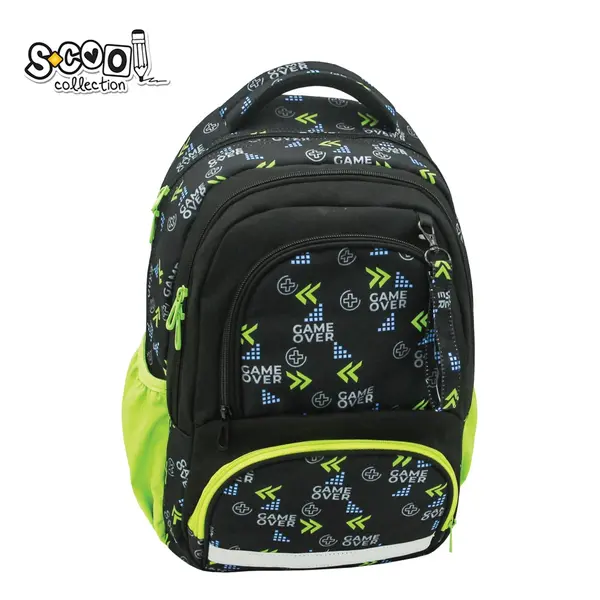 Ghiozdan compartiment laptop, game over, 42x31x16 cm, S-COOL