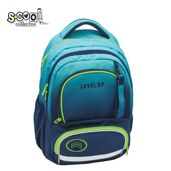 Ghiozdan compartiment laptop, level up, 42x31x16 cm, S-COOL