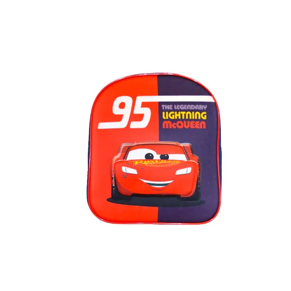 Ghiozdan copii, 30x26x10 cm, 3D, multicolor, bretele intarite si ajustabile, Cars, Disney Engros
