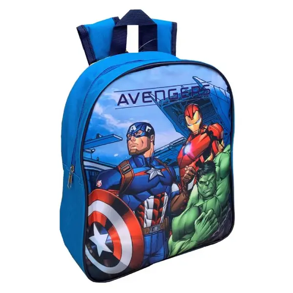 Ghiozdan copii, 30x26x10 cm, multicolor, bretele ajustabile, Avengers Engros