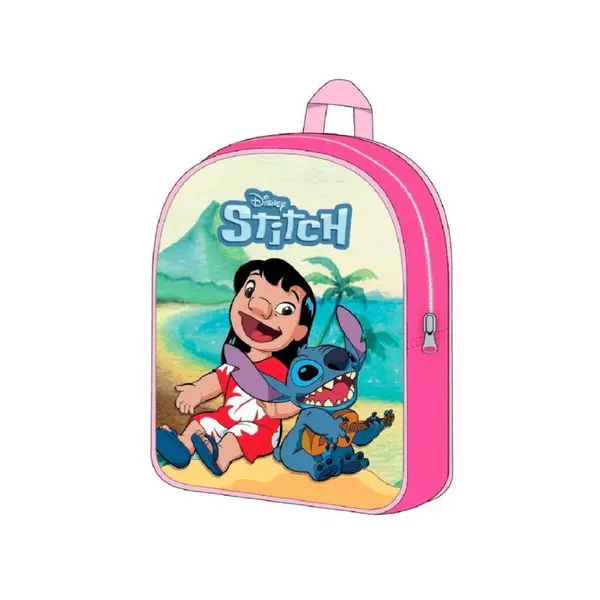Ghiozdan copii, 30x26x10 cm, multicolor, bretele ajustabile, Stitch. Disney Engros