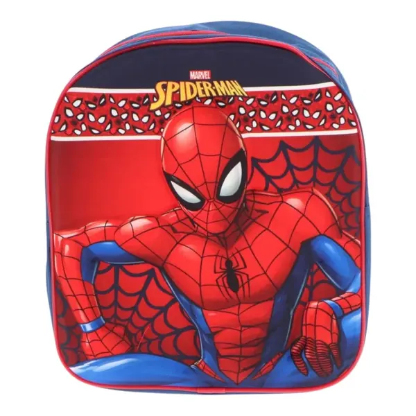 Ghiozdan copii 3D, 30x26x10 cm, multicolor, bretele ajustabile, Spiderman Engros