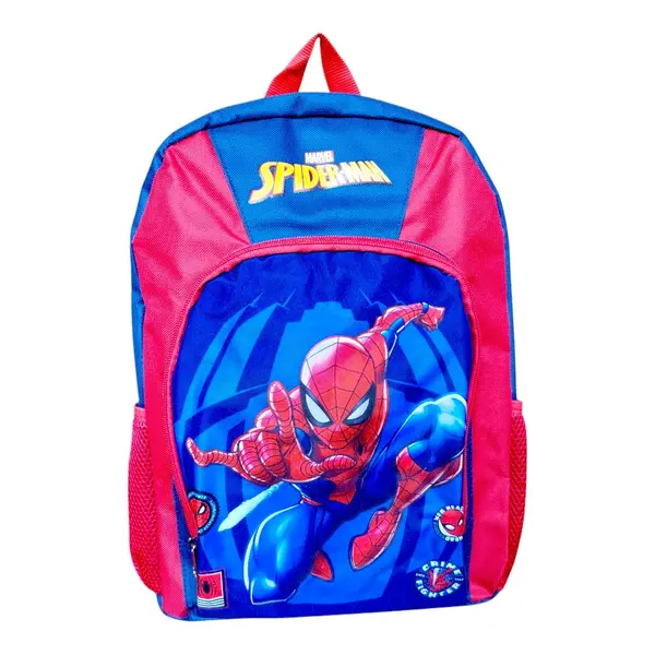 Ghiozdan copii, 40x30x15 cm, cu doua compartimente, multicolor, bretele intarite si ajustabile, Spiderman Engros