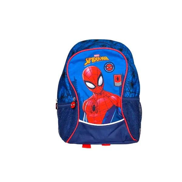Ghiozdan copii, 42x30x15 cm, cu doua compartimente, multicolor, bretele intarite si ajustabile, Spiderman Engros