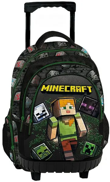 Ghiozdan cu roți Graffiti Minecraft - Street