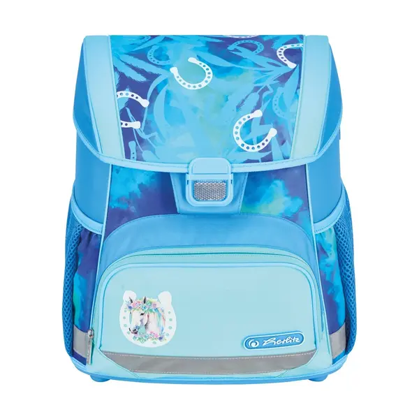 Ghiozdan echipat, 37x31x22 cm, Loop Plus, Herlitz Lucky Horse