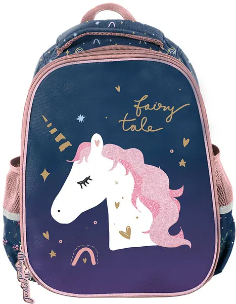 Ghiozdan ergonomic Paso Unicorn - Cu 2 compartimente