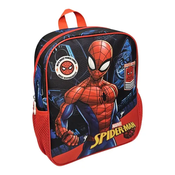 Ghiozdan gradinita, 29x24x10 cm, bretele ajustabile si intarite, multicolor, Spiderman Engros