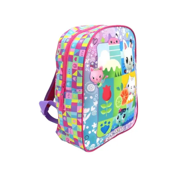 Ghiozdan gradinita, 30x24x10 cm, bretele ajustabile si intarite, multicolor, Gabby s Dollhouse Engros