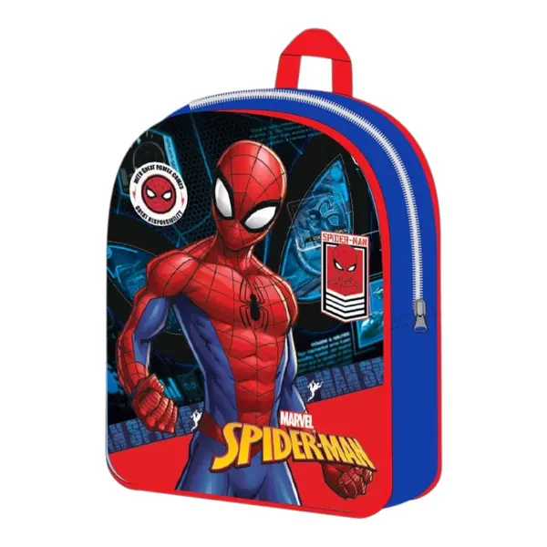 Ghiozdan gradinita, 30x26x10 cm, bretele ajustabile si intarite, multicolor, Spiderman Engros