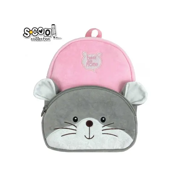 Ghiozdan gradinita, Baby Animals, Mouse, 29x25x10 cm, S-Cool