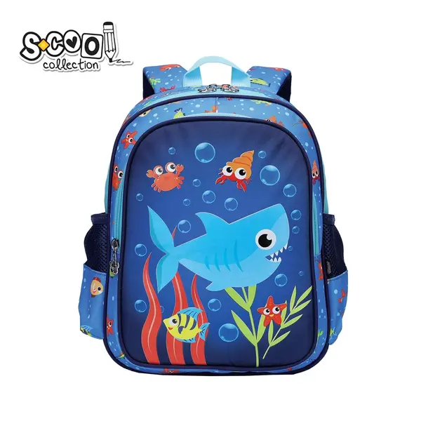 Ghiozdan gradinita S-Cool Shark 33x27x15 cm