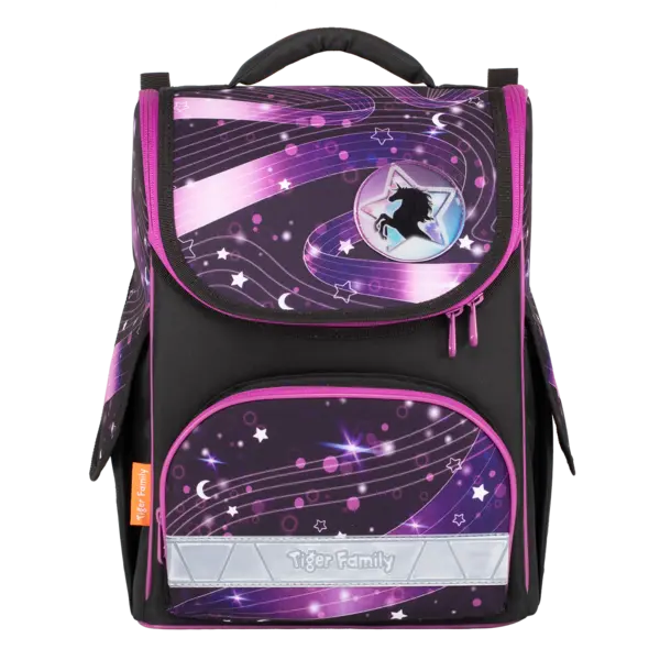 Ghiozdan Nature Quest Lite, 35x31x19cm, Unicorn Rhythm, Tiger Family