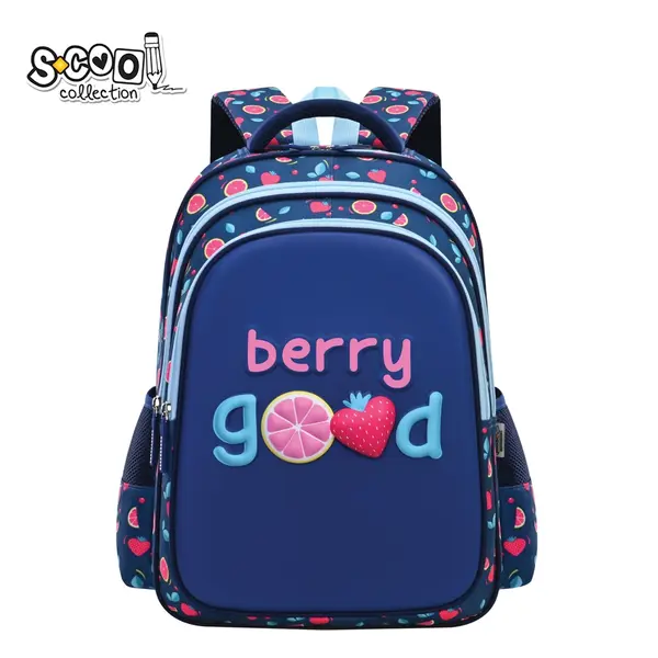 Ghiozdan neechipat 3D ergonomic berry good, 42x30x22 cm, S-COOL