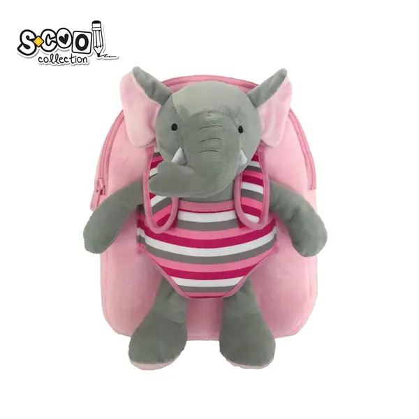 Ghiozdan neechipat baby animals, elephant, 28x23x8 cm, S-COOL