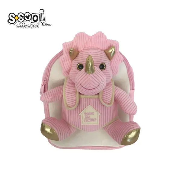 Ghiozdan neechipat baby animals, sweet rhino, 28x23x8 cm, S-COOL