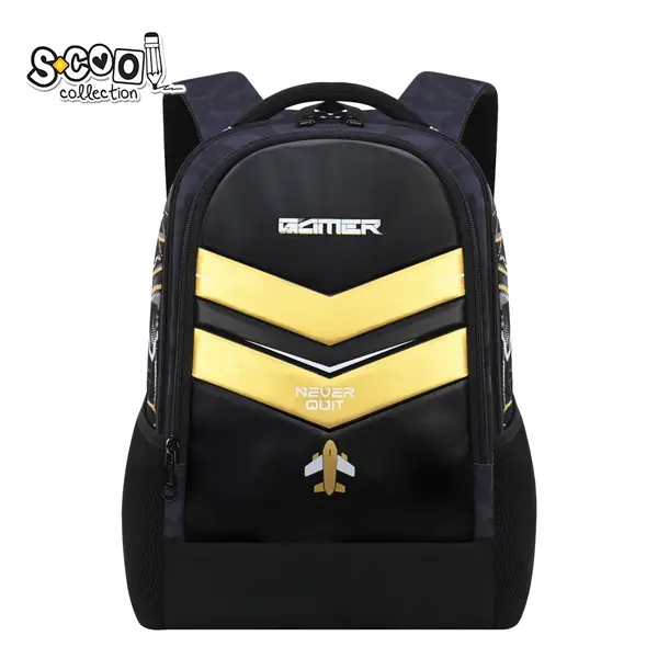 Ghiozdan neechipat ergonomic gamer, never stop, 40x29x14 cm, S-COOL