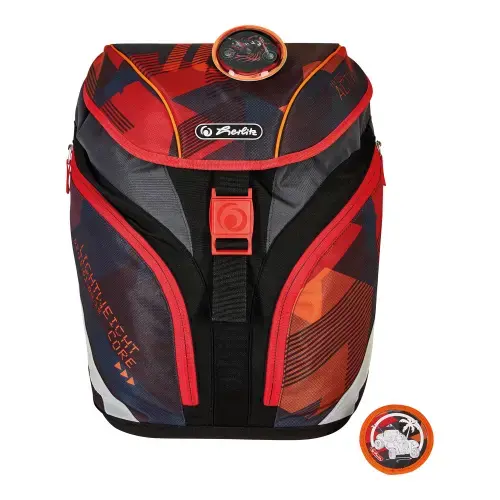 Ghiozdan neechipat Herlitz SoftLight motiv Sports, dimensiune 38 x 28 x 23 cm