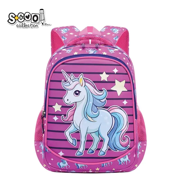 Ghiozdan neechipat unicorn, 34x23x14 cm, S-COOL