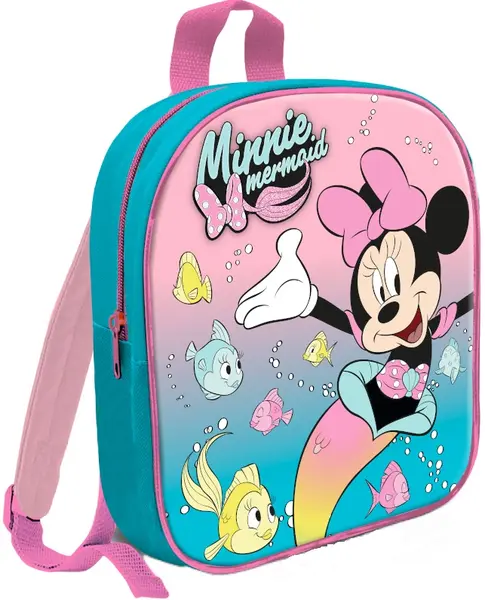 Ghiozdan pentru gradiniță Kids Licensing - Minnie Mermaid, 1 compartiment