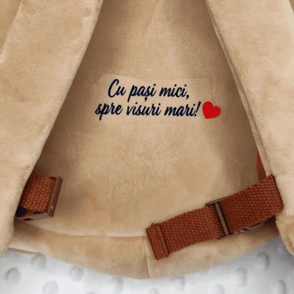 Ghiozdan personalizat Iepuras poznas