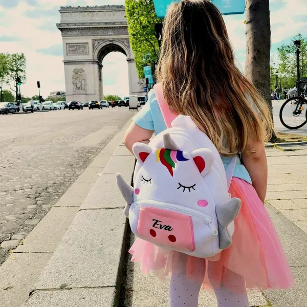 Ghiozdan personalizat Unicorn