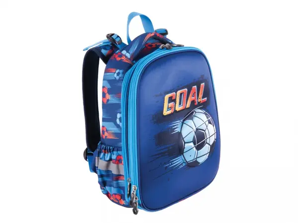Ghiozdan Pulse Anatomic Cube Goal pentru clasele I-IV,28x18x38 cm