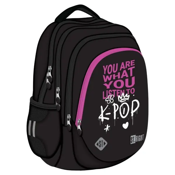 Ghiozdan scoala K-POP Rhythm cu 4 compartimente, 42x31x22 cm