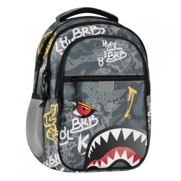 Ghiozdan scoala pentru copii Starpak Shark, 2 compartimente, 40x29x20 cm
