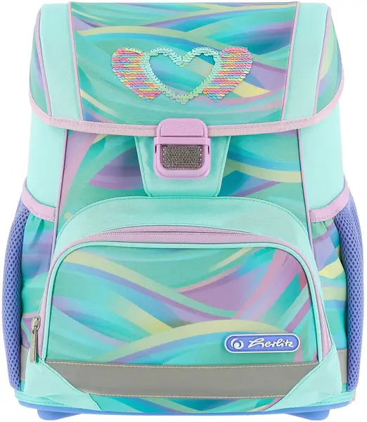 Ghiozdan școlar anatomic Herlitz Loop - Minty Love