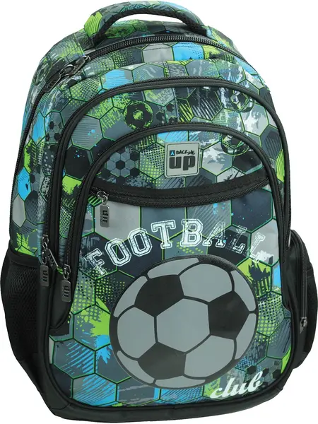 Ghiozdan școlar Back Me Up Football Club - Cu 2 compartimente