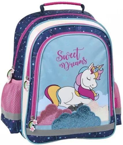 Ghiozdan scolar Derform - Sweet Dreams, cu 2 compartimente