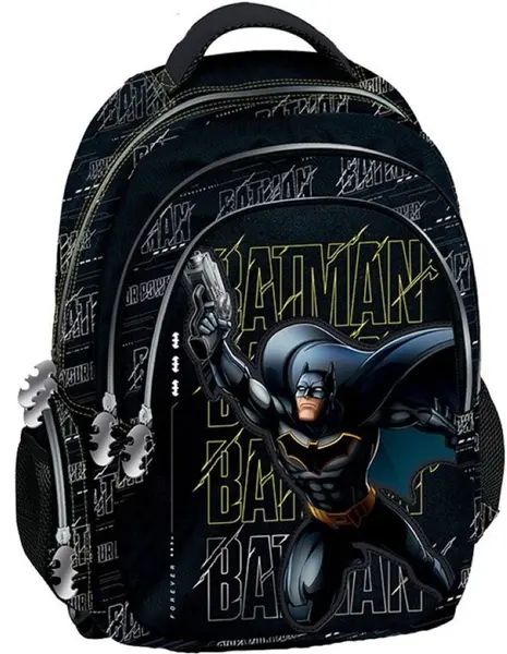 Ghiozdan școlar Graffiti Batman - Black, 2 comartimente