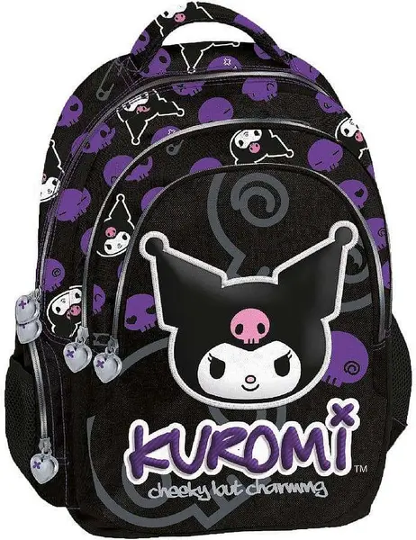 Ghiozdan școlar Graffiti Kuromi - Jolt, cu 2 compartimente