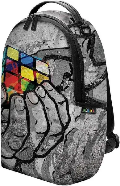 Ghiozdan școlar Graffiti - Rubik's Hand