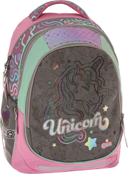 Ghiozdan școlar școlar Play Maxx - Unicorn Pastel