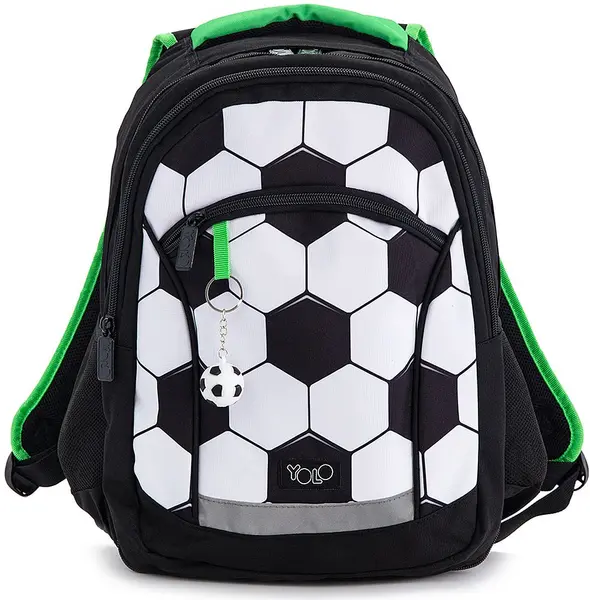Ghiozdan școlar YOLO - Soccer, 2 in 1