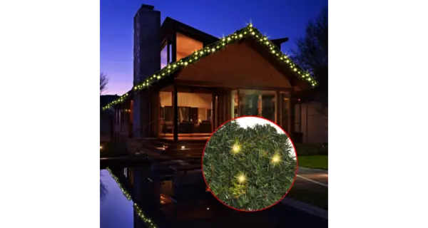 Ghirlanda de Craciun cu becuri LED 5 m