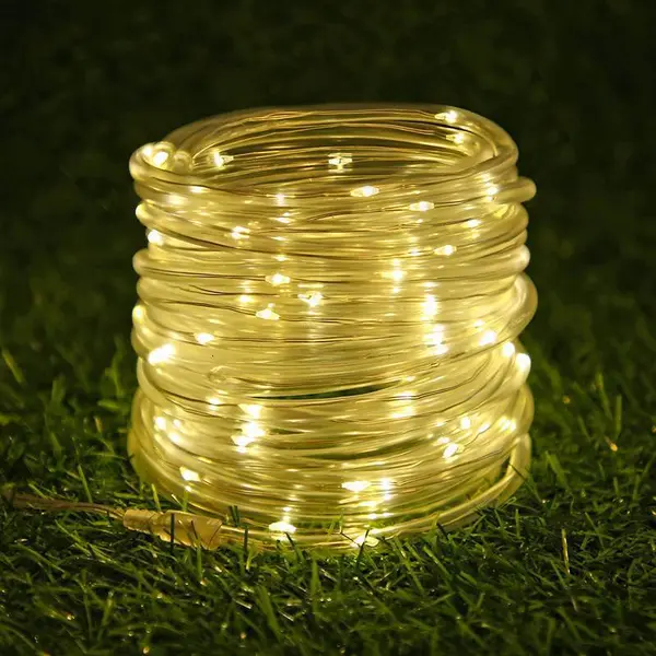 Ghirlanda Luminoasa Decorativa 50m cu 500 LEDuri Tip Furtun, de Exterior